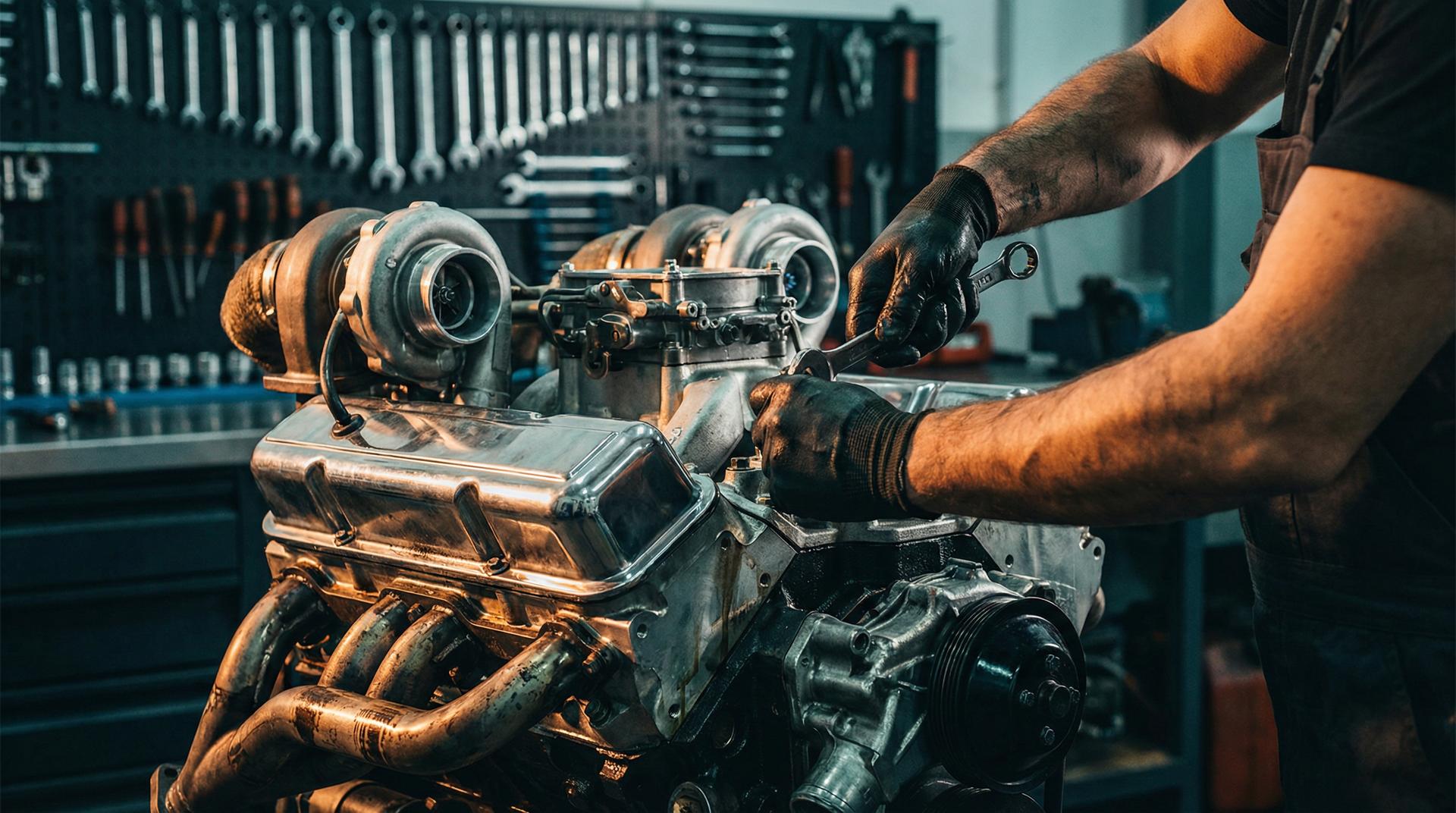 51动漫修车视频 - 涡轮增压发动机拆解